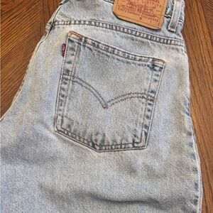 Levi's Classic Light Gray women's  shorts
